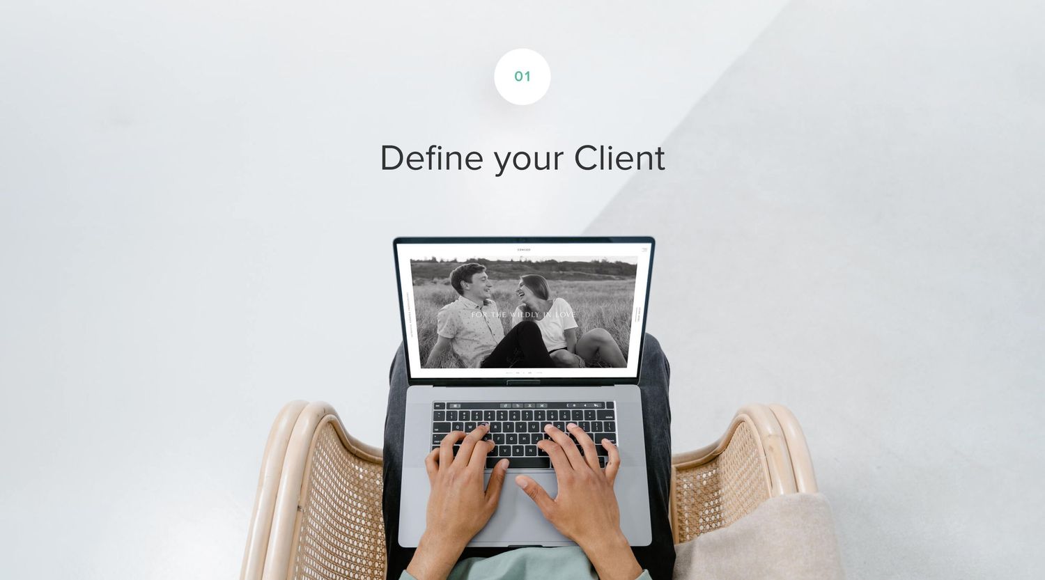step one to build a photography website - define client profile