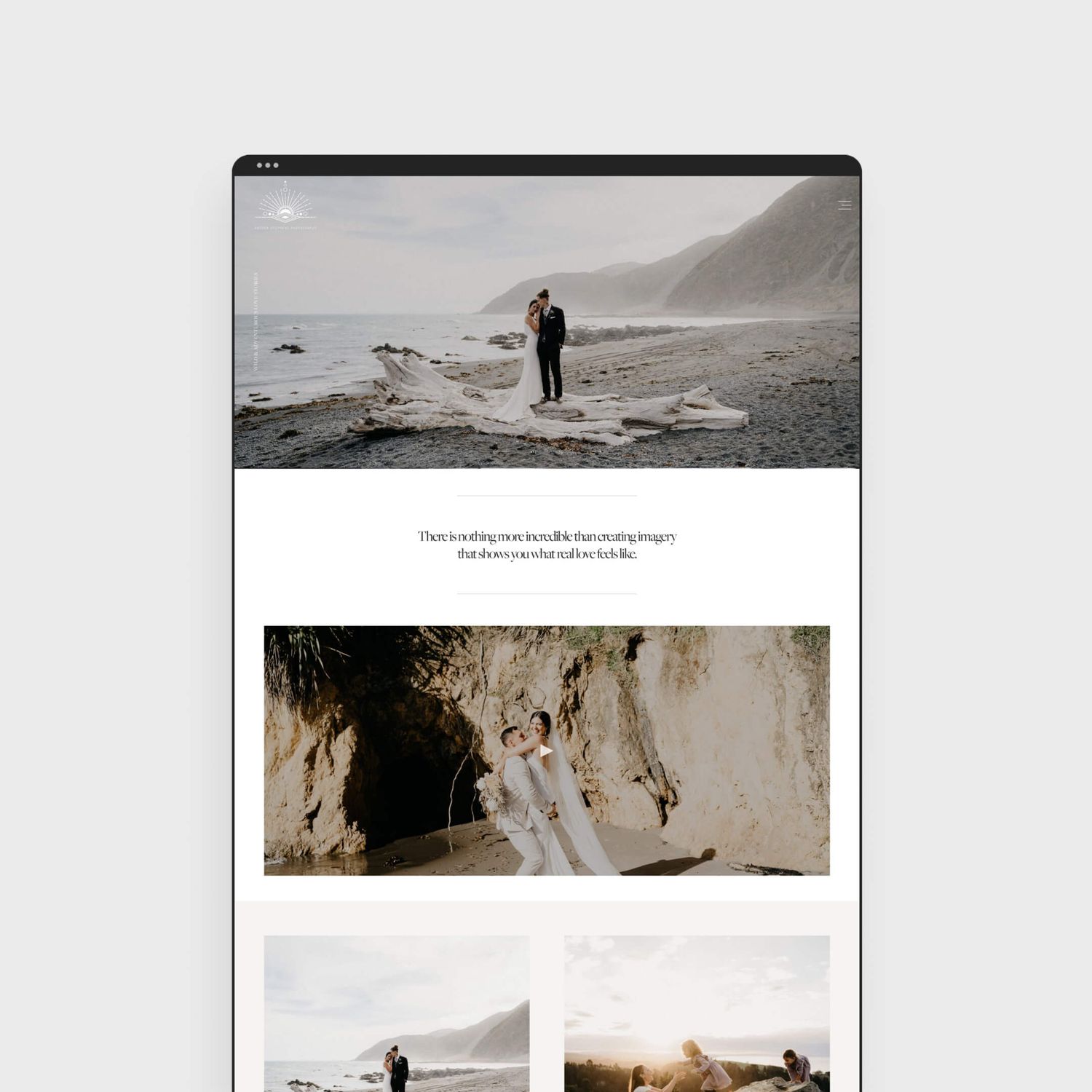 Andrea Stephens Inspiring photography website built with Pixieset 